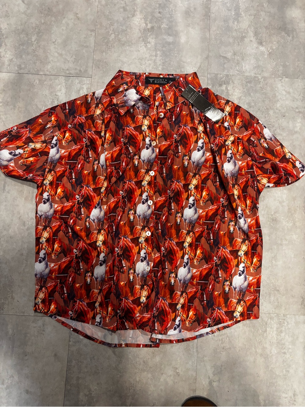 L&B horse blouse